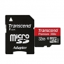 Карта памяти MicroSD 32GB Transcend Class 10 UHS-I 300x +SD адаптер (TS32GUSDU1)